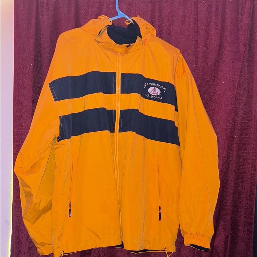 Orange and Black San Francisco California Jacket